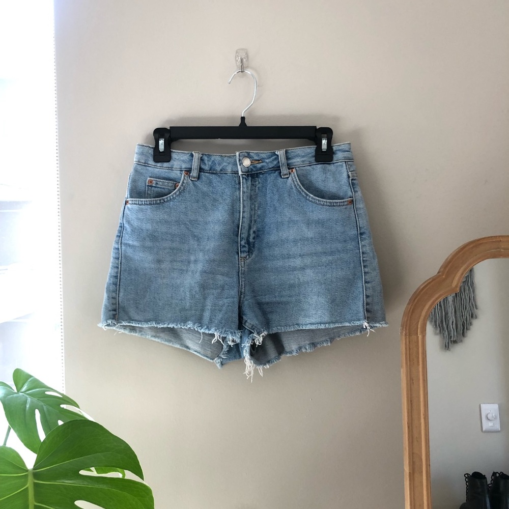 top shop mom shorts